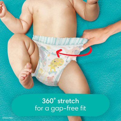 Pampers Cruisers 360 Diapers Gap-Free Fit (Sizes: 4-7) - Sam's Club