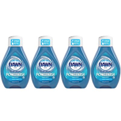 Dawn Platinum Powerwash Dish Spray, Dish Soap, Fresh Refill - 64 oz