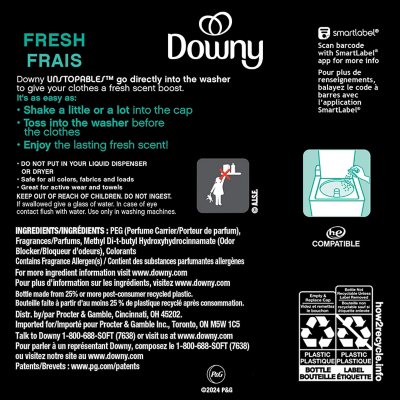 Downy Unstopables In-Wash Scent Booster Beads, Fresh (34 oz