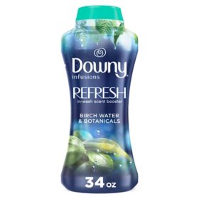 Downy Infusions In-Wash Scent Booster Beads, Refresh, Birch Water & Botanicals (34 oz.)	