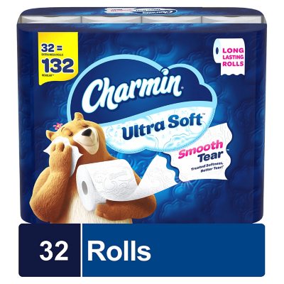 Charmin Ultra Soft Toilet Paper Extra Mega Rolls (231 Sheets/Roll, 32