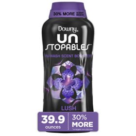 Downy Unstopables  In-Wash Laundry Scent Booster Beads, Lush, 39.9 oz