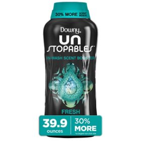 Downy Unstopables In-Wash Laundry Scent Booster Beads, Fresh, 39.9 oz