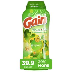 Gain Fireworks In-Wash Scent Booster Beads, Original Scent, 39.9 oz