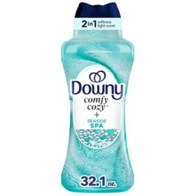 Downy Comfy Cozy In-Wash Laundry Scent Booster Beads, Seaside Spa Scent, 32.1 oz.