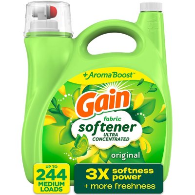 Gain Liquid Fabric Softener, Original Scent, 244 loads, 143 fl. oz