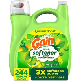 Gain Liquid Fabric Softener, Original Scent, 244 loads, 143 fl. oz.