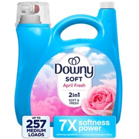 Downy Soft & Fresh Liquid Fabric Softener, April Fresh, 257 loads, 150 fl. oz.