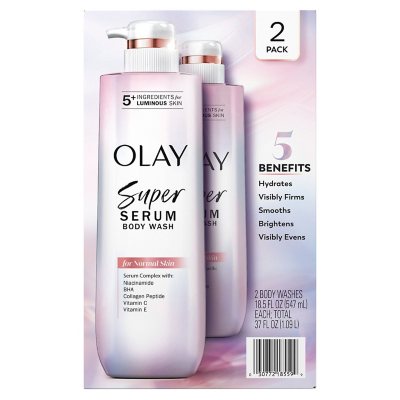 Olay Super Serum Body Wash, 18.5 fl. oz., 2 pk. - Sam's Club