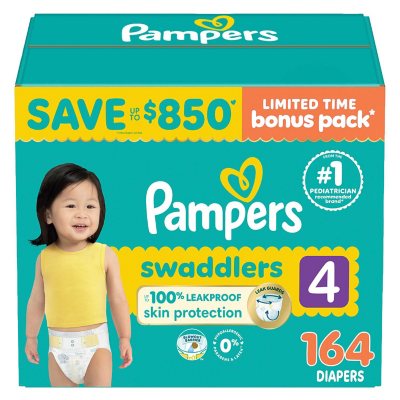 Pampers Swaddlers Diapers, Sizes Newborn-8 - Sam's Club