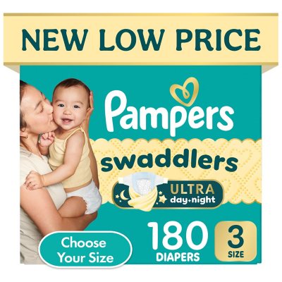 Pampers Swaddlers Ultra Diapers, Sizes Newborn-8:- Size 3