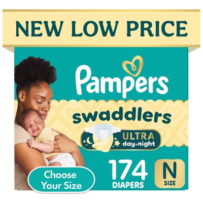 Pampers Swaddlers Ultra Diapers, Sizes Newborn-8:- Newborn