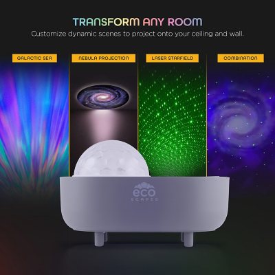 Ecoscapes Galaxy Night Light Projector with Soothing Sound Effect by  Enbrighten