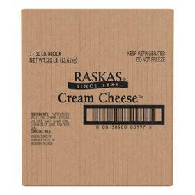 Raskas Bulk Cream Cheese 30 lbs.