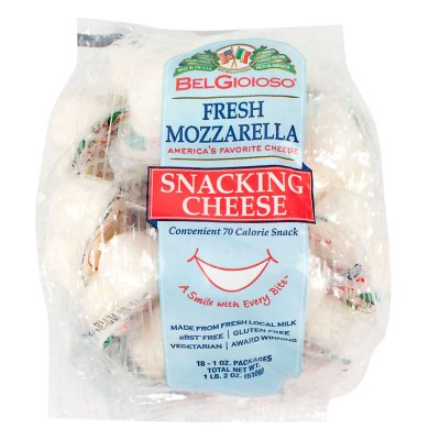 BelGioioso Fresh Mozzarella Snacking Cheese (18 ct.) - Sam's Club