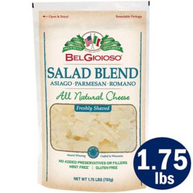 BelGioioso All Natural Shaved Salad Blend 1.75 lbs.