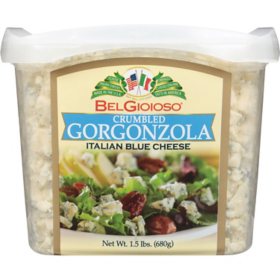 BelGioioso Gorgonzola Cheese Crumbles, 1.5 lbs.