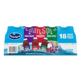 Ocean Spray Juice Drink Variety Pack 10 fl. oz., 18 pk.