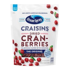 Ocean Spray Craisins Dried Cranberries Original (48 oz.)
