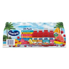 Ocean Spray Tropical Juice Variety Pack (10 fl. oz., 24 pk.)