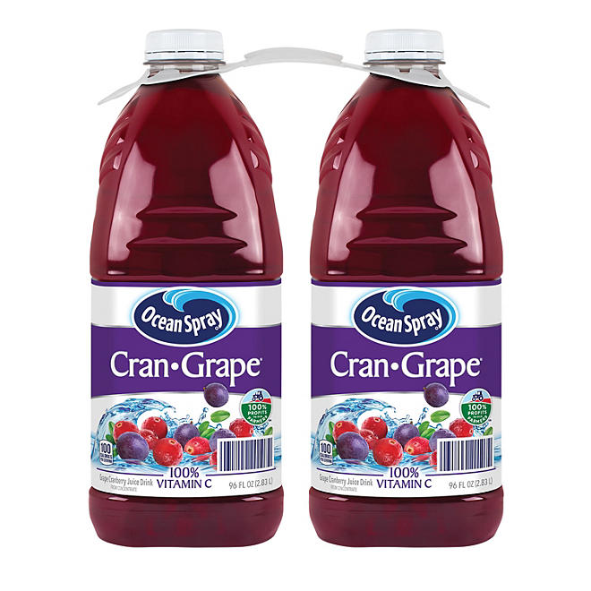 Ocean Spray Cran-Grape Juice Drink 96oz / 2pk