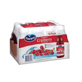 Ocean Spray Cranberry Juice Cocktail 15.2 oz., 12 pk.