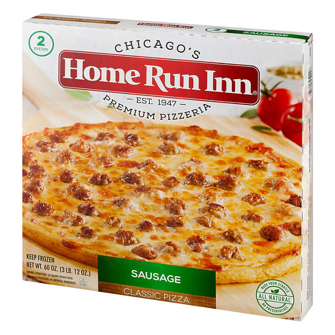 Home Run Inn Classic Sausage Pizza, Frozen 2 pk.