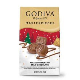 Godiva Holiday Masterpieces  Assorted Milk Chocolate, 15.2 oz.