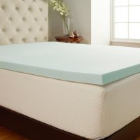 Comfort Tech 2" Foam Mattress Topper with Cover (Assorted Sizes)