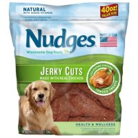 Nudges Health & Wellness Chicken Jerky Dog Treats, 40 oz.