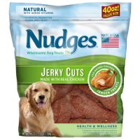 Nudges Health & Wellness Chicken Jerky Dog Treats, 40 oz.