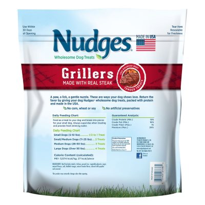 nudges steak grillers dog treats 36 oz