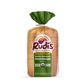 Rudi's Organic Rocky Mountain Sourdough Sliced Bread, 22 oz.