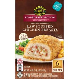 Barber Foods Stuffed Chicken Breast, Loaded Baked Potato (6 ct.)