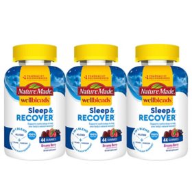 Nature Made Wellblends Sleep and Recover Gummies, 3 pk., 44 ct./pk.