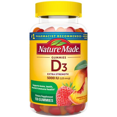 Nature Made Vitamin D3 Gummies (150 ct.) - Sam's Club