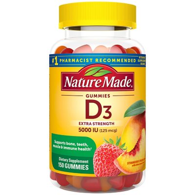 Nature Made Vitamin D3 Gummies (150 ct.) Sam's Club