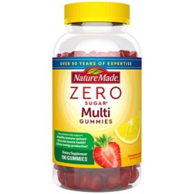Nature Made Zero Sugar Multivitamin Gummies, 190 ct.