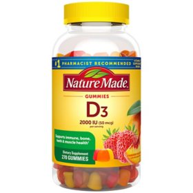 Nature Made Vitamin D 2000 IU Gummies, 270 ct.