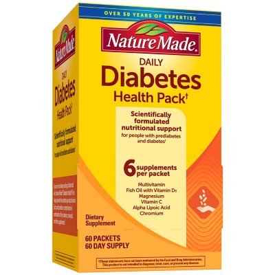 Nature Made® Daily Diabetes Health Pack† Dietary Supplement - 60 pk ...