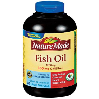 Nature Made® Fish Oil Dietary Supplement - 375 ct. - Sam's Club