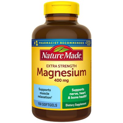 UPC 031604028831 product image for Nature Made Magnesium 400 mg. Softgels (150 ct.) | upcitemdb.com