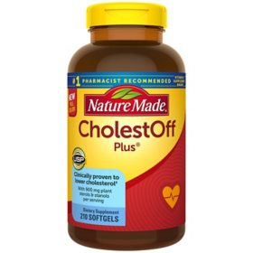 Nature Made CholestOff Plus Softgels for Heart Health 210 ct.		