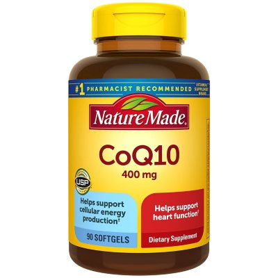 Nature Made CoQ10 400 mg. Softgels (90 ct.) - Sam's Club