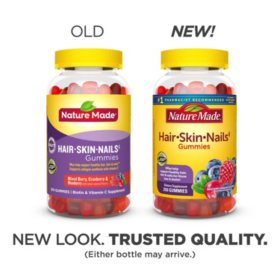 Nature Made Hair Skin Nails 2 500 Mcg Gummies 250 Ct Sam S