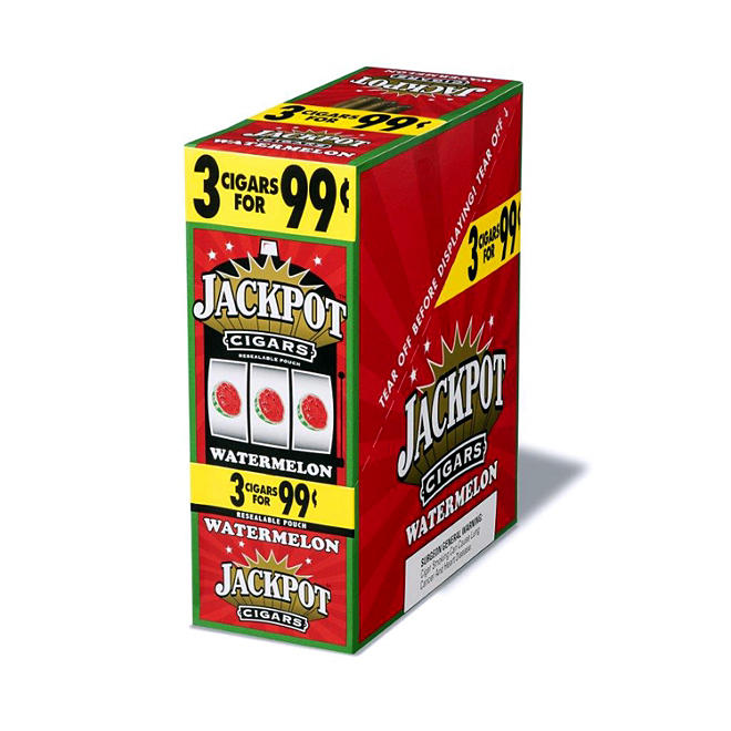 Jackpot Watermelon Cigarillos, 3 for $0.99 (45 ct.)