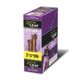 Game Leaf Cigars, Wild Berry, Prepriced 2/$0.99 (2 pk., 15 ct.)