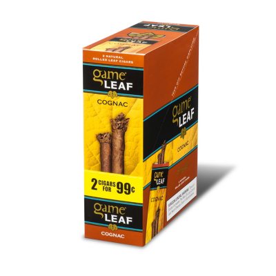 Game Leaf Cognac Cigar (2 pk., 15 ct.) - Sam's Club