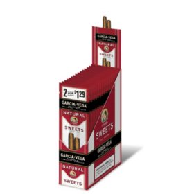 Garcia y Vega Natural Sweets Cigars, Pre-Priced 2 for $1.29, 2 ct., 15 pk.