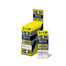 White Owl Mini Cigar White Grape Pre-Priced 3 ct., 15 pk.